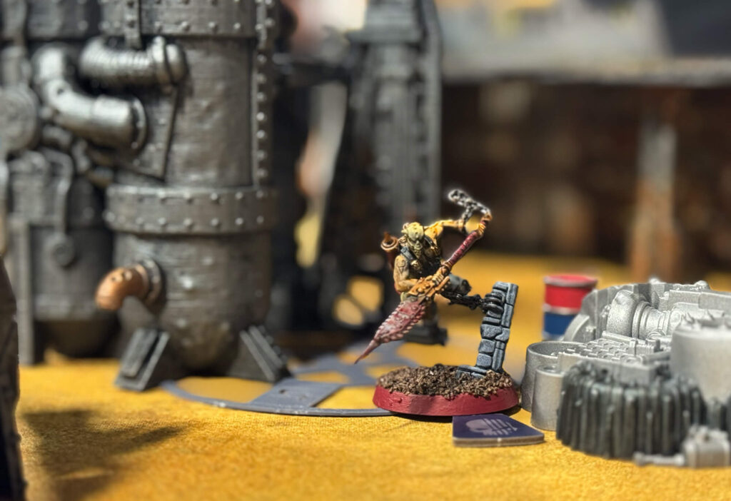 Mein Goremonger Aspirant hält erfolgreich das Objective